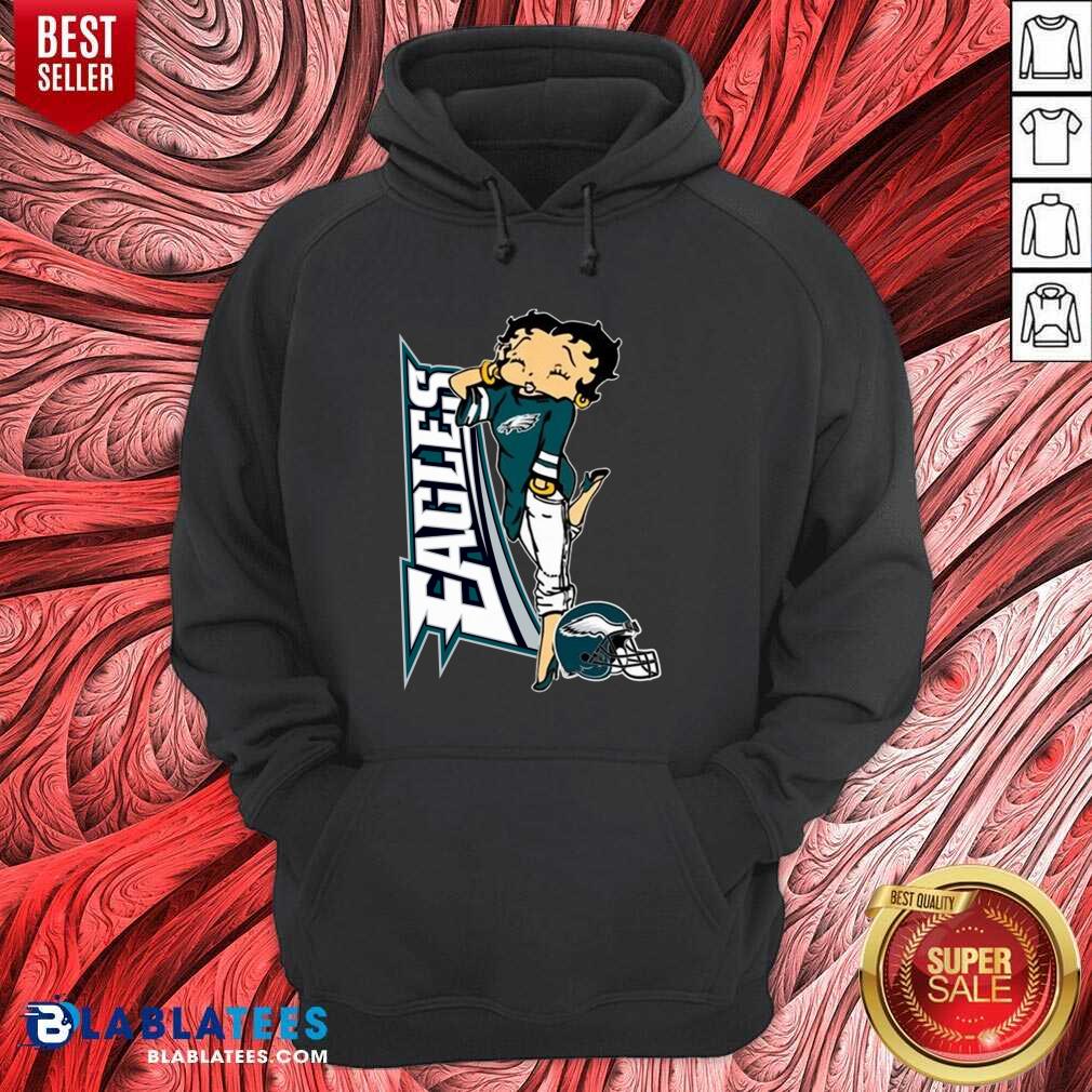 Top Betty Boop Philadelphia Eagles Football Shirt - Image 5