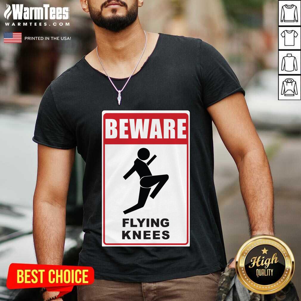 Top Beware Knockout Knees Are Flying Shirt - Image 5