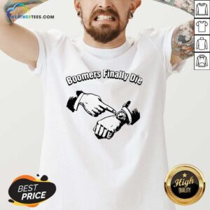 Alternative view of Top Boomers Finally Die Shirt