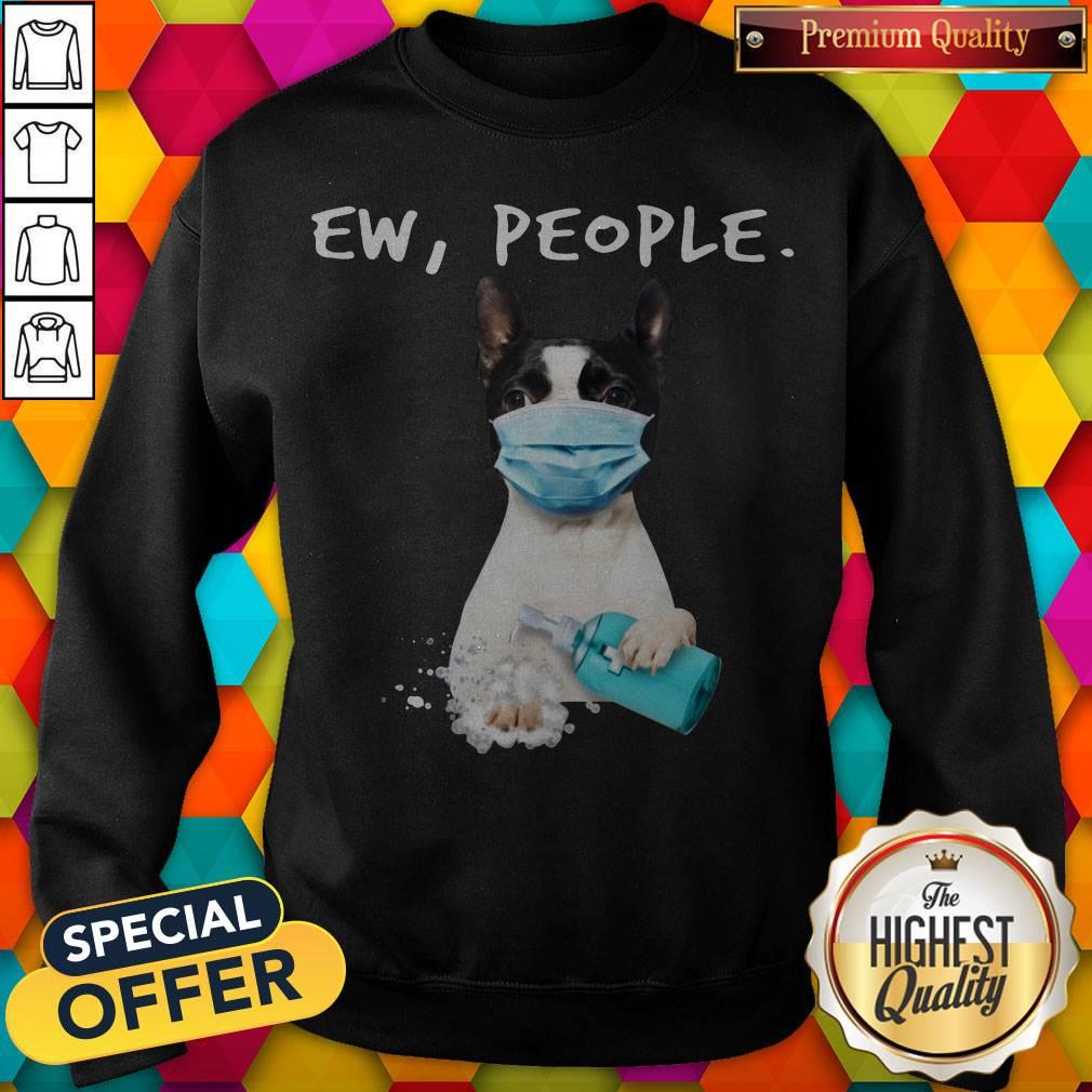 Top Boston Terrier Face Mark Ew People Shirt - Image 4
