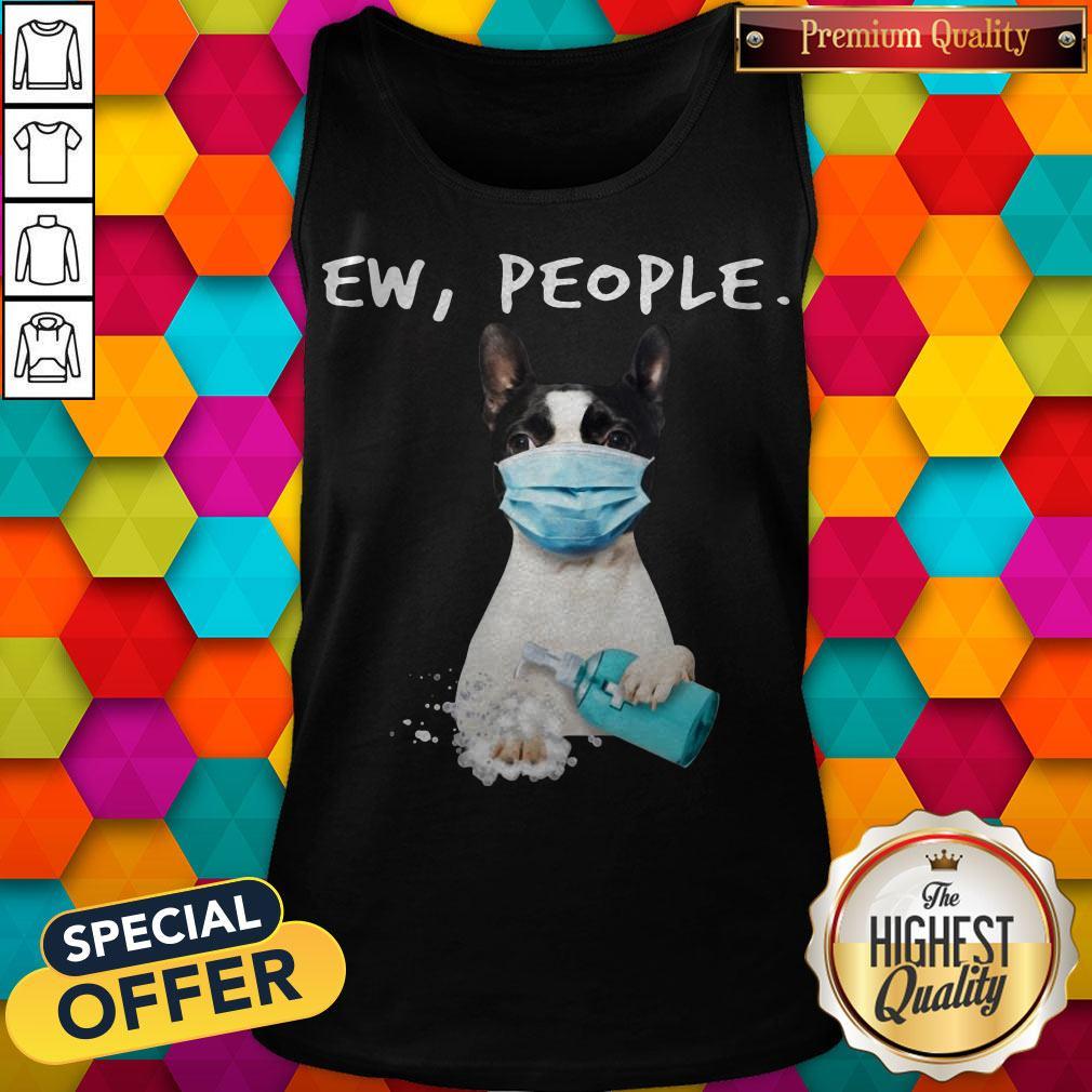 Top Boston Terrier Face Mark Ew People Shirt - Image 3