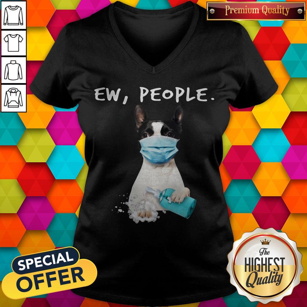 Top Boston Terrier Face Mark Ew People Shirt - Image 2