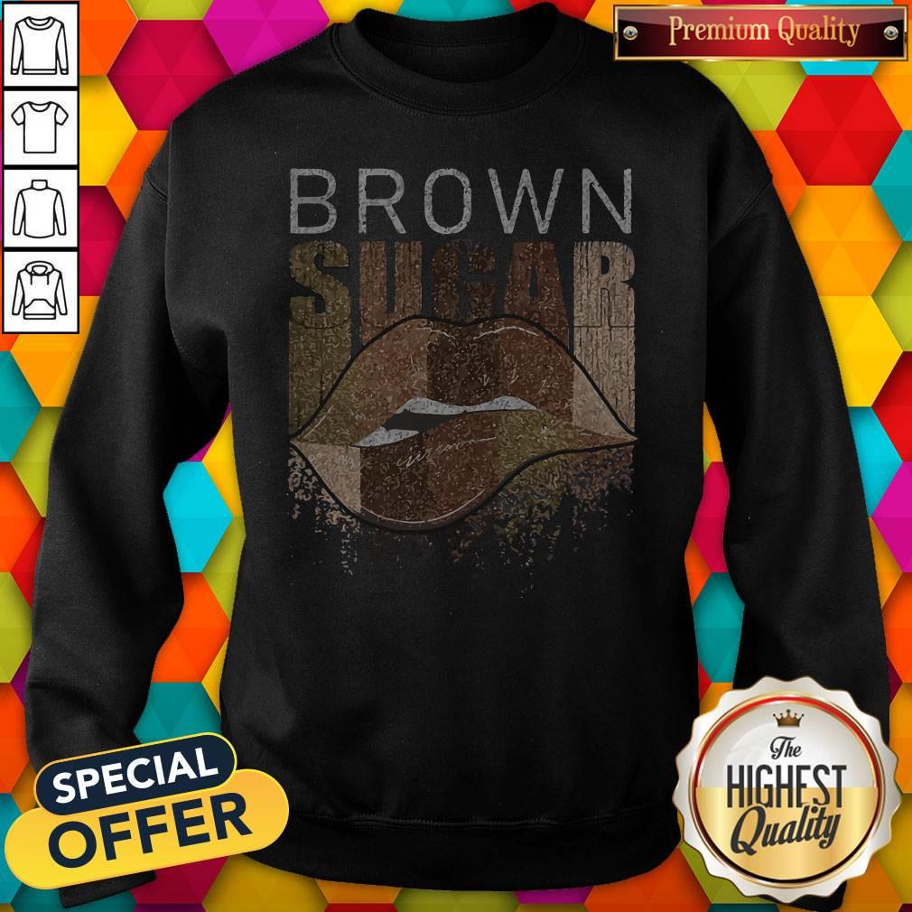 Top Brown Sugar Sexy Lips Shirt - Image 4