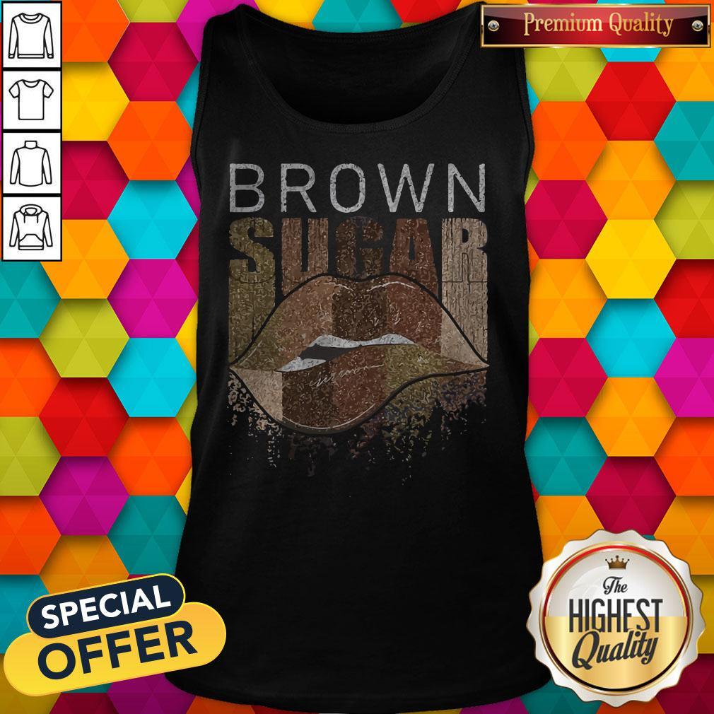 Top Brown Sugar Sexy Lips Shirt - Image 3