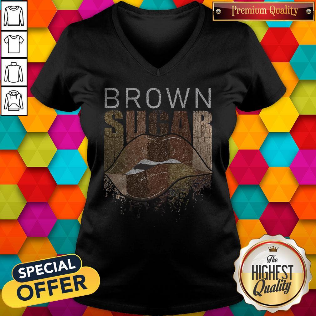 Top Brown Sugar Sexy Lips Shirt - Image 2