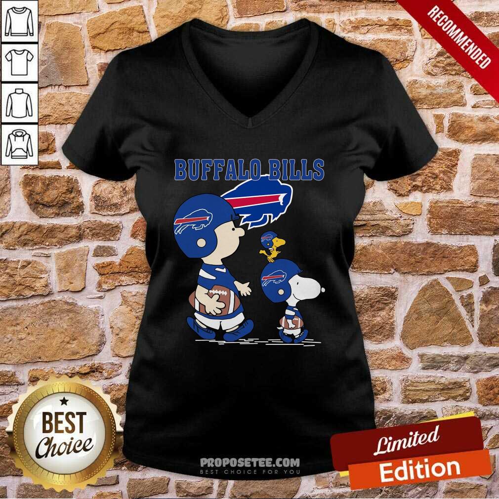Top Buffalo Bills Snoopy Woodstock Football Shirt - Image 3