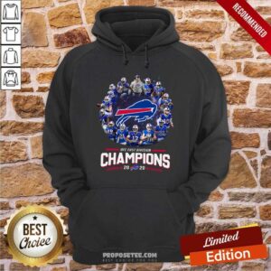 Alternative view of Top Buffalo Bills Team Afc East Division Champions 2020 Signatures Shirt