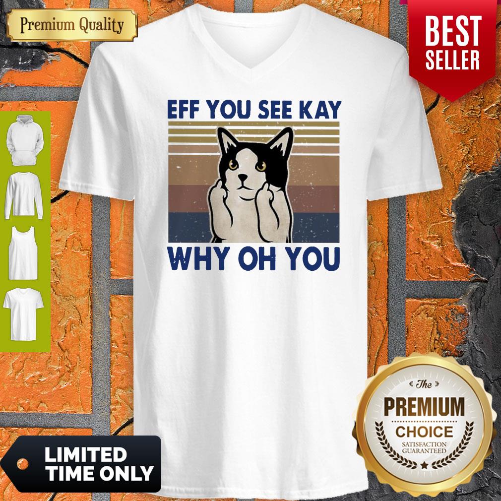Top Cat Fuck Eff You See Kay Why Oh You Vintage Shirt - Image 4