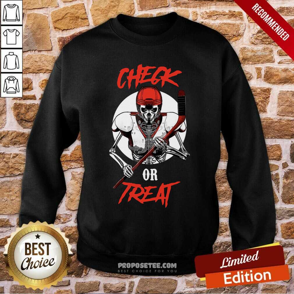 Top Check Or Treat Ugly Christmas Shirt - Image 5