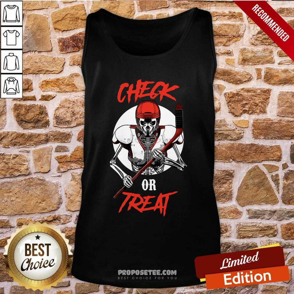 Top Check Or Treat Ugly Christmas Shirt - Image 4