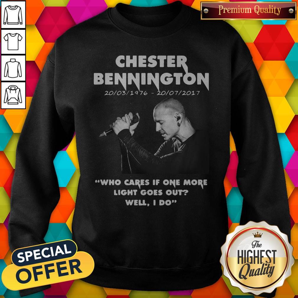 Top Chester Bennington Who Cares If One More Light Goes Out Well I Do Shirt - Image 4