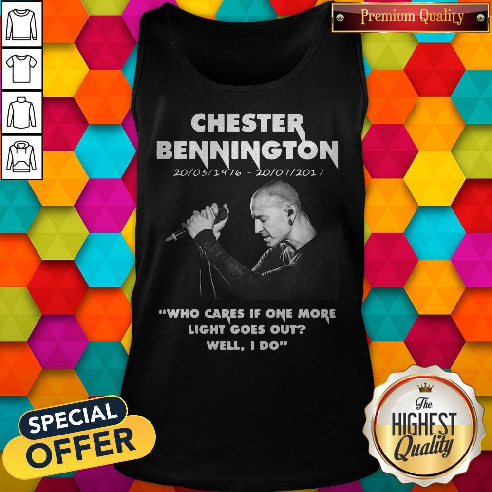 Top Chester Bennington Who Cares If One More Light Goes Out Well I Do Shirt - Image 3
