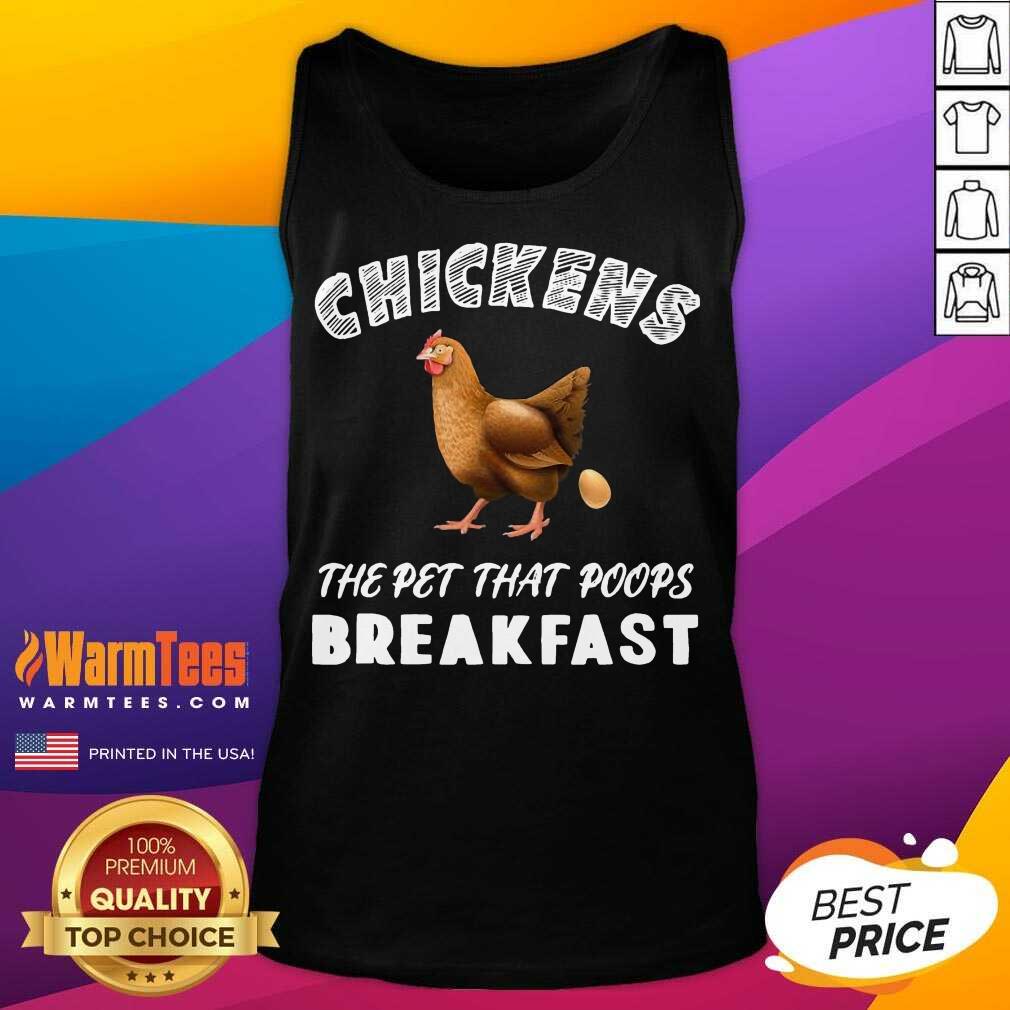 Top Chickens Poops Breakfast Backyard Shirt - Image 2