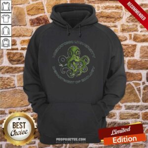 Alternative view of Top Cthulhu Lovecraft Miskatonic University Department Of Zoology Shirt
