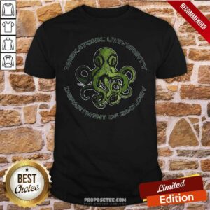 Top Cthulhu Lovecraft Miskatonic University Department Of Zoology Shirt
