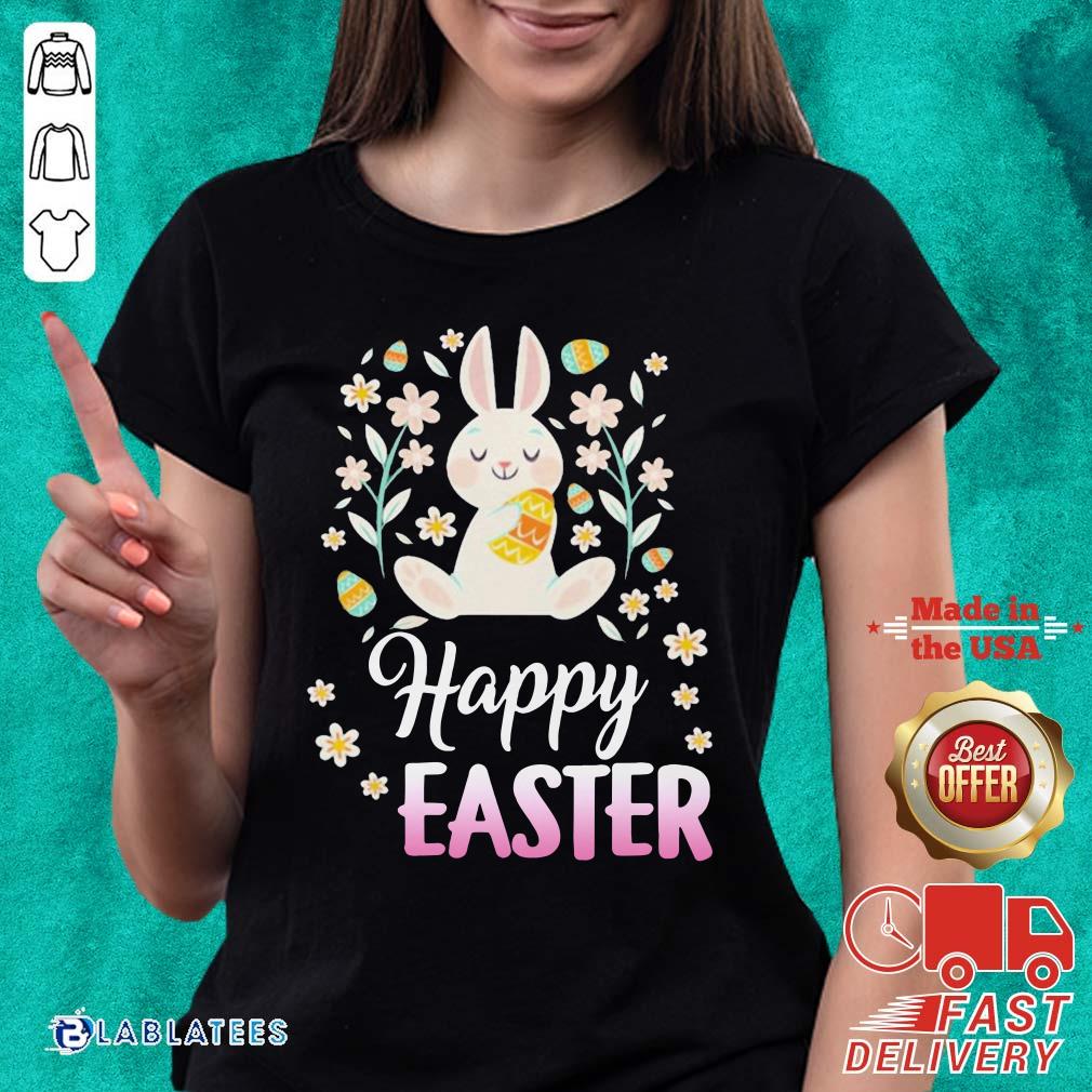 Top Cute Rabbit Happy Easter 2021 Shirt - Image 5