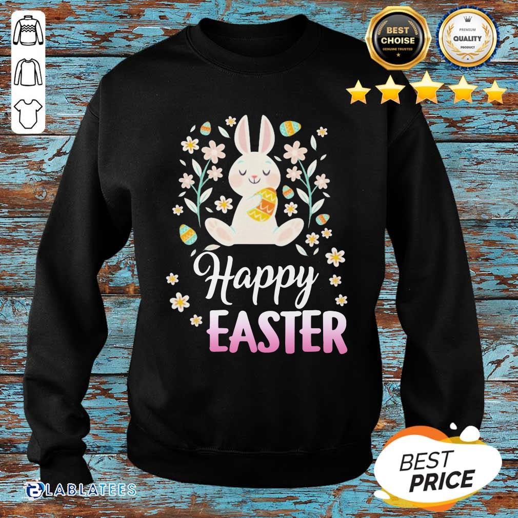 Top Cute Rabbit Happy Easter 2021 Shirt - Image 2