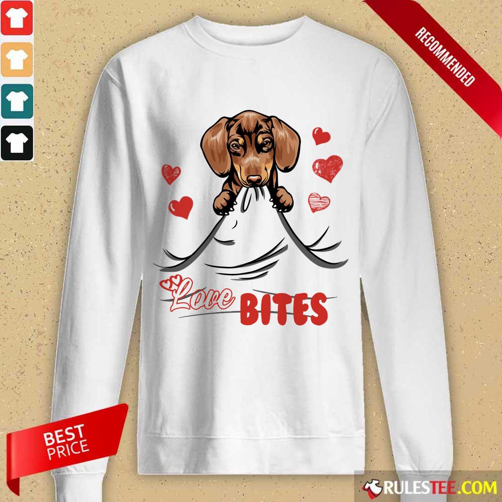 Top Dachshund Love Bites 2021 Shirt - Image 2