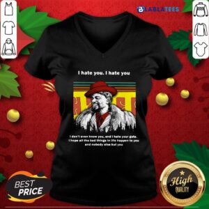 Alternative view of Top Dave Chappelle I Hate You I Hate I Don't Even Know You And I Hate Your Guts Shirt