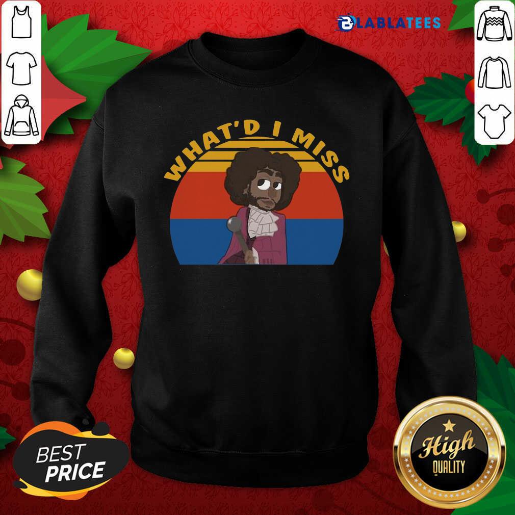 Top Daveed Diggs Thomas Jefferson What'd I Miss Vintage Shirt - Image 4