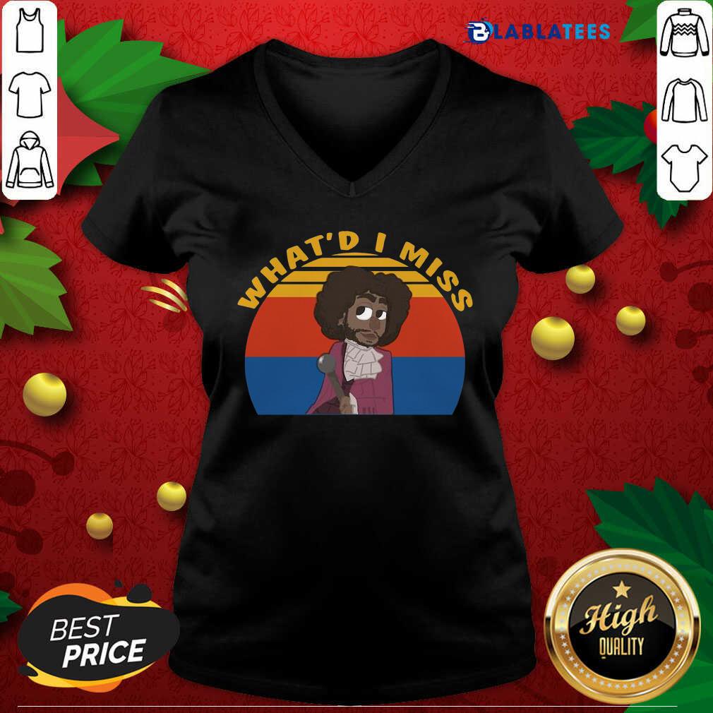 Top Daveed Diggs Thomas Jefferson What'd I Miss Vintage Shirt - Image 2