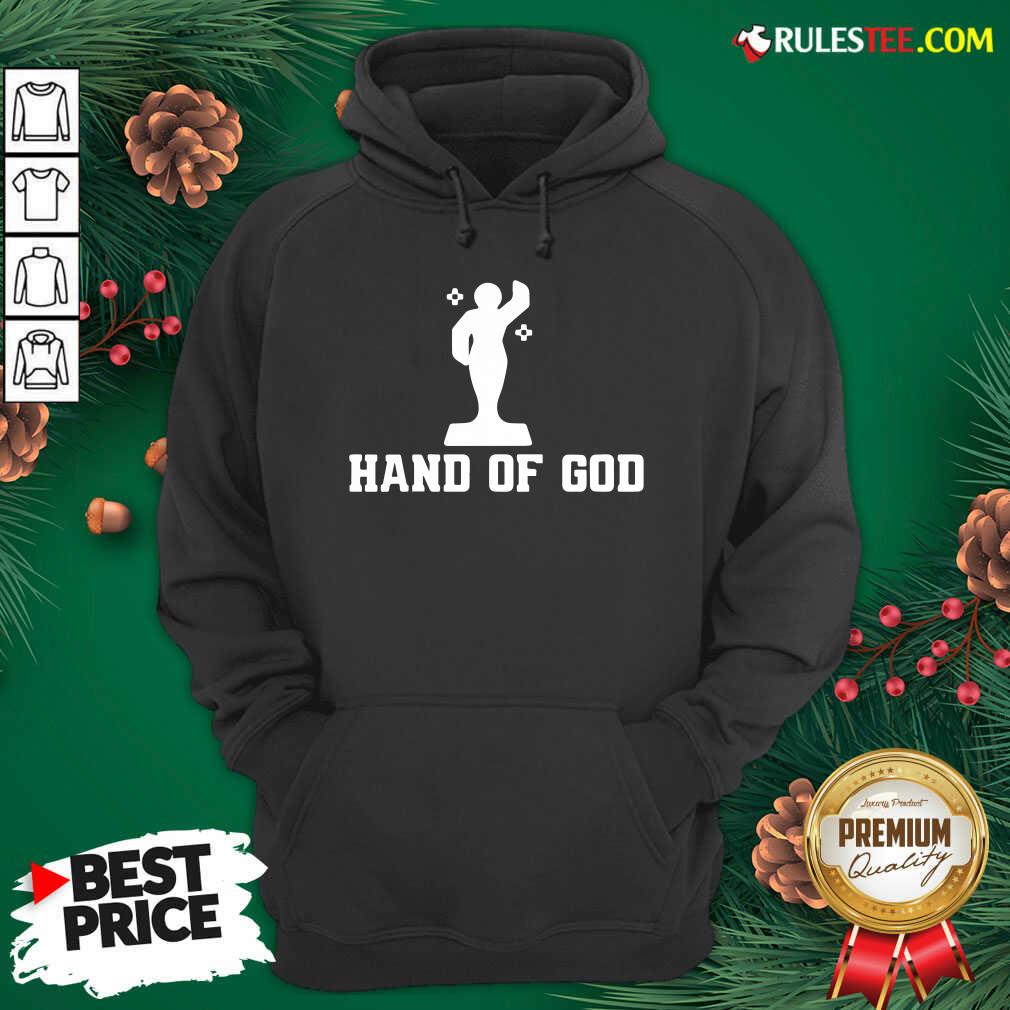 Top Diego Armando Maradona The Golden Boy Hand of God Memorable Moments Mexico 1986 World Cup Shirt - Image 2