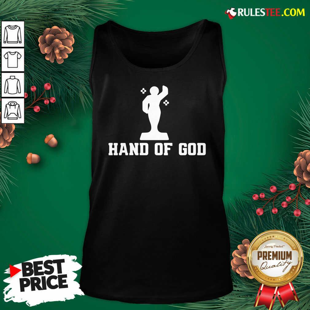 Top Diego Armando Maradona The Golden Boy Hand of God Memorable Moments Mexico 1986 World Cup Shirt - Image 4