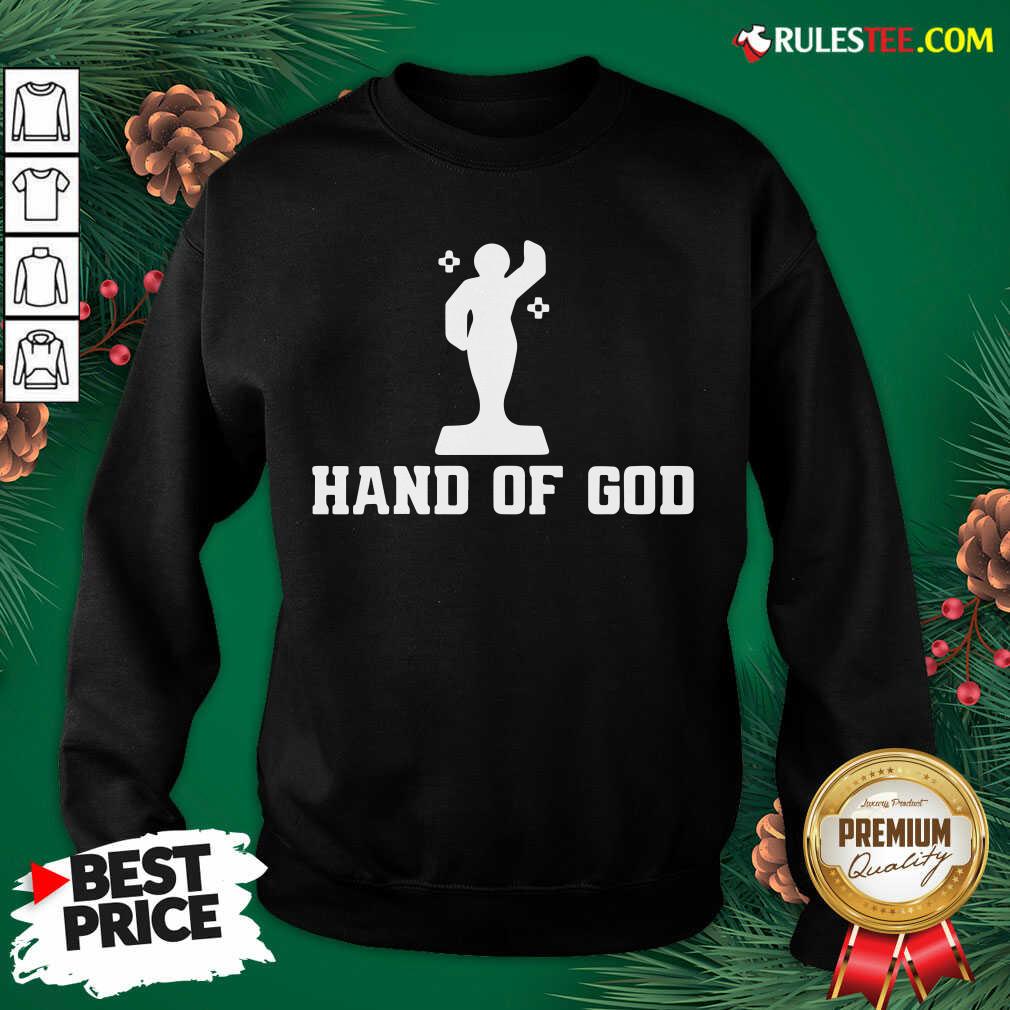 Top Diego Armando Maradona The Golden Boy Hand of God Memorable Moments Mexico 1986 World Cup Shirt - Image 5