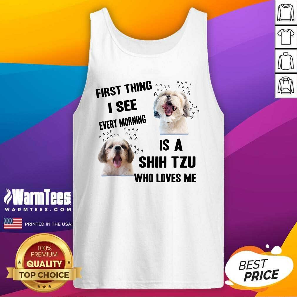 Top Dog First Thing I See Every Morning Is A Weimaraner Who Loves Me Shirt - Image 4