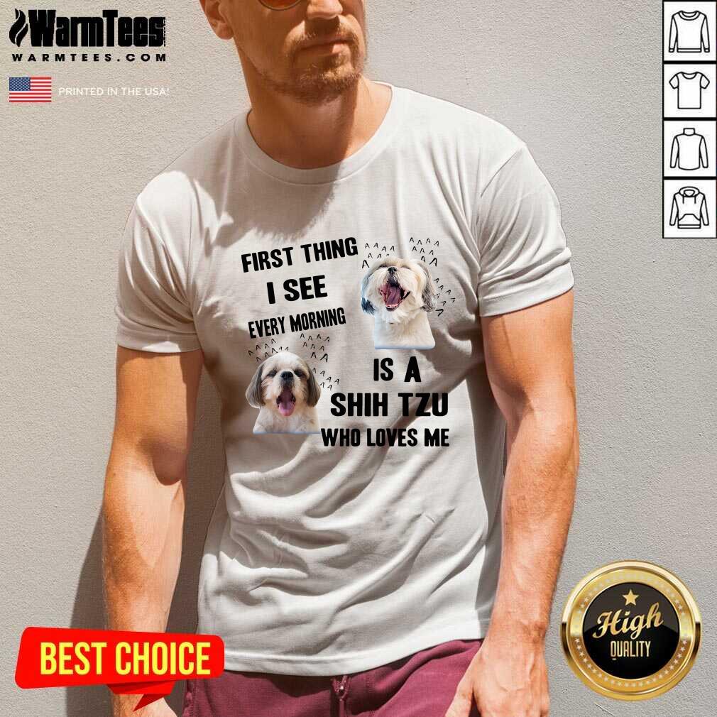 Top Dog First Thing I See Every Morning Is A Weimaraner Who Loves Me Shirt - Image 5