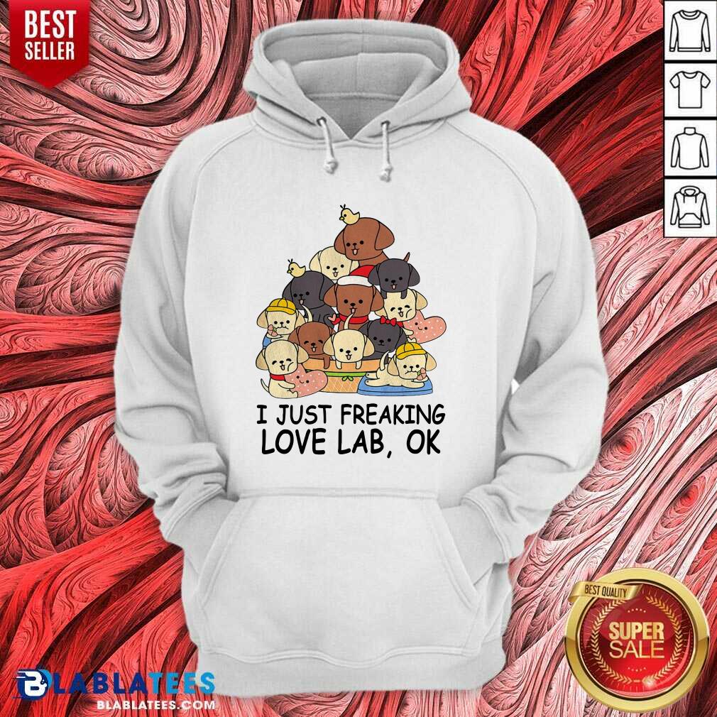 Top Dogs I Just Freaking Love Lab Ok Shirt - Image 2