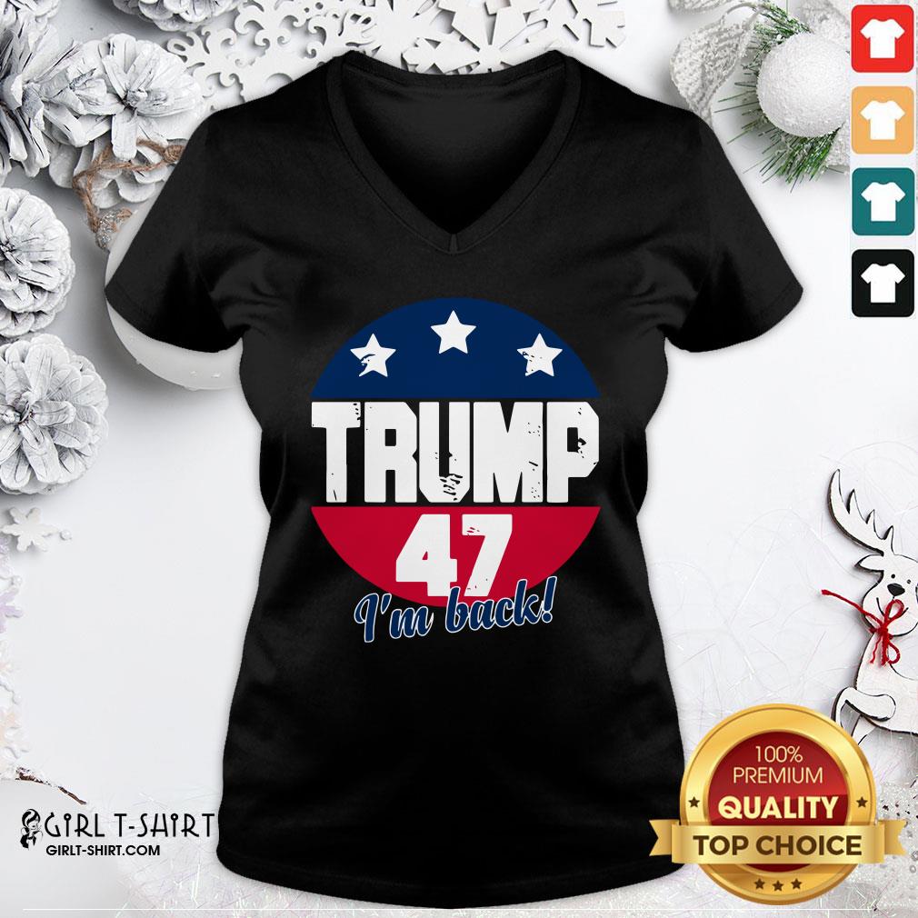 Top Donald Trump 47 President I’m Back Flag U.S Shirt - Image 2