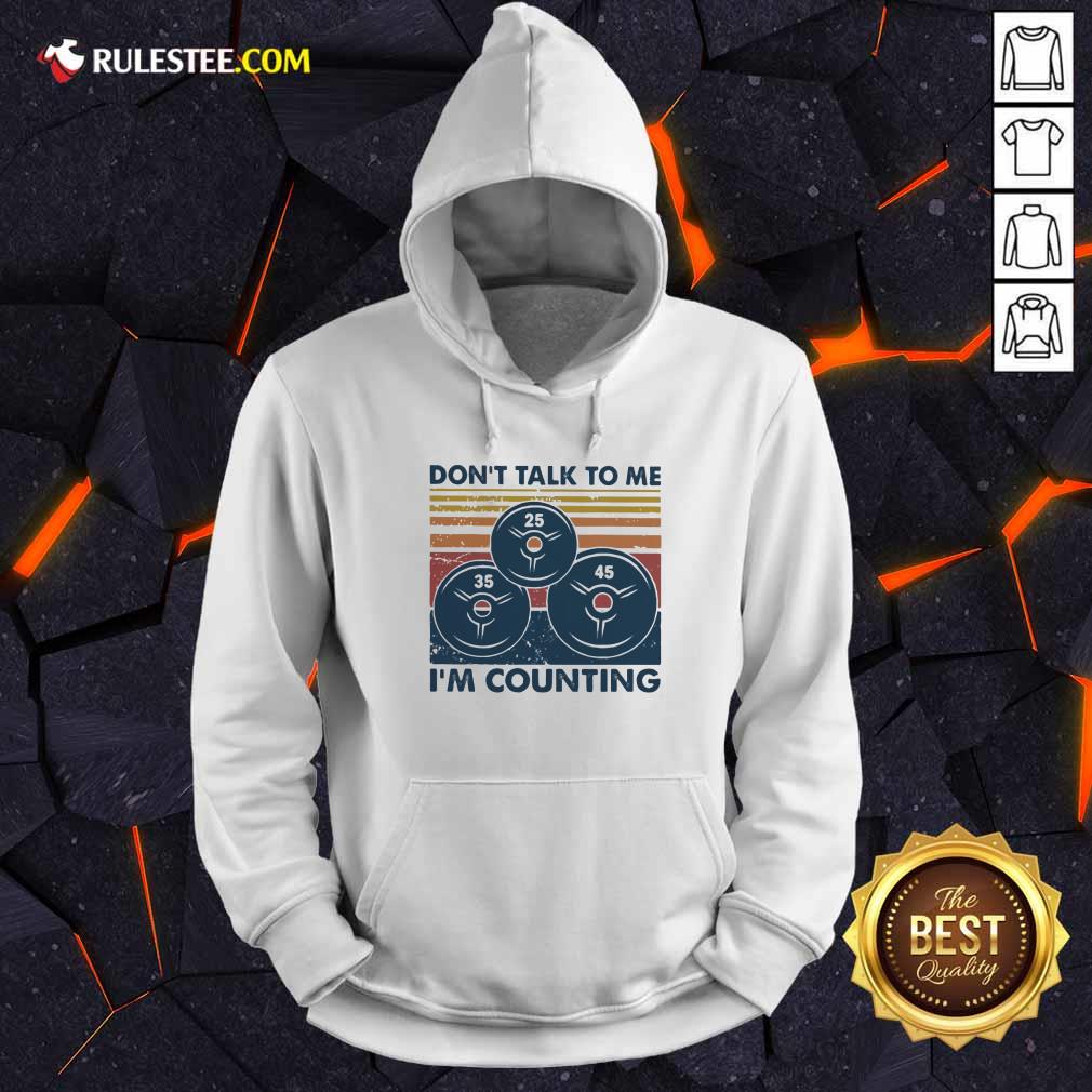 Top Don’t Talk To Me I’m Counting Vintage Shirt - Image 2