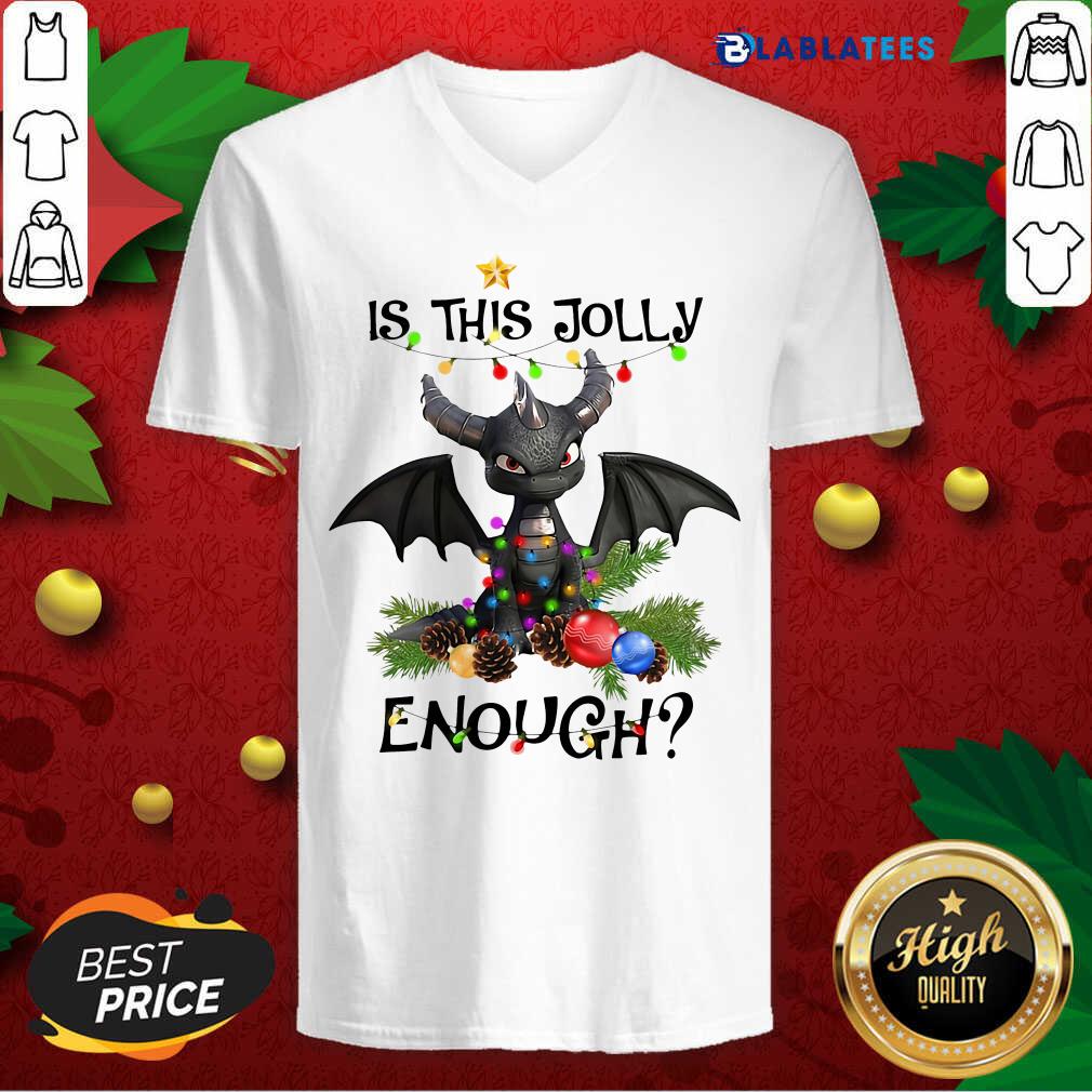 Top Dragon Is This Jolly Enough Christmas Shirt - Image 3
