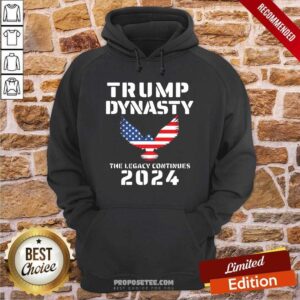 Alternative view of Top Eagles Trump Dynasty The Legacy Continues 2024 American Flag Shirt