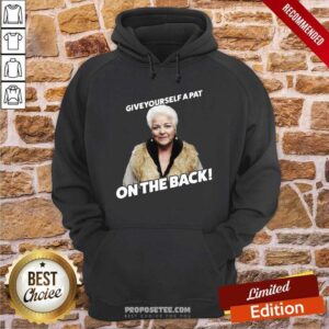 Alternative view of Top Eastenders Pat Butcher Give Yourself A Pat On The Back Shirt