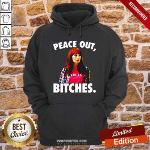 Alternative view of Top Felicia Day Peace Out Bitches Shirt