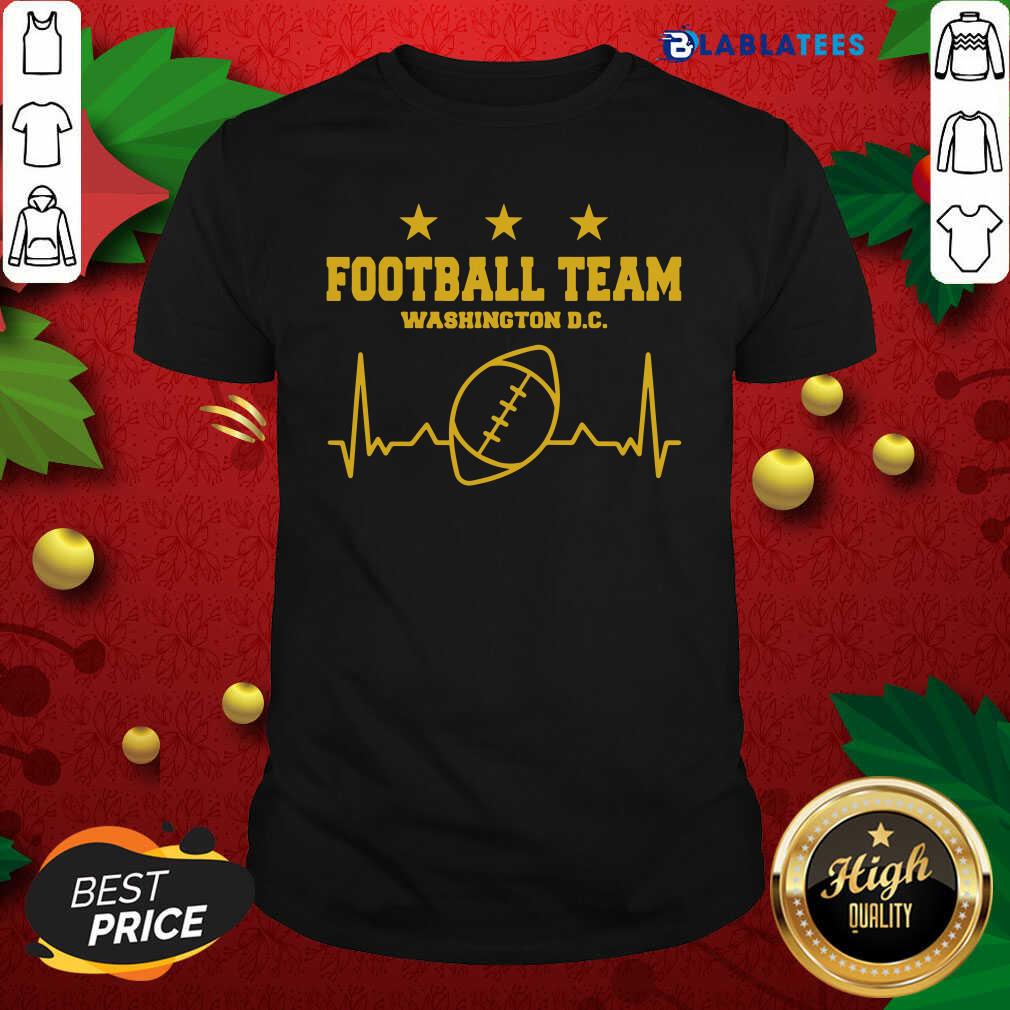 Top Football Team Washington D.C. Heartbeat Shirt