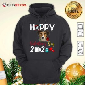 Alternative view of Top Fox Terrier Happy Valentines Day With Toilet Paper 2021 Shirt