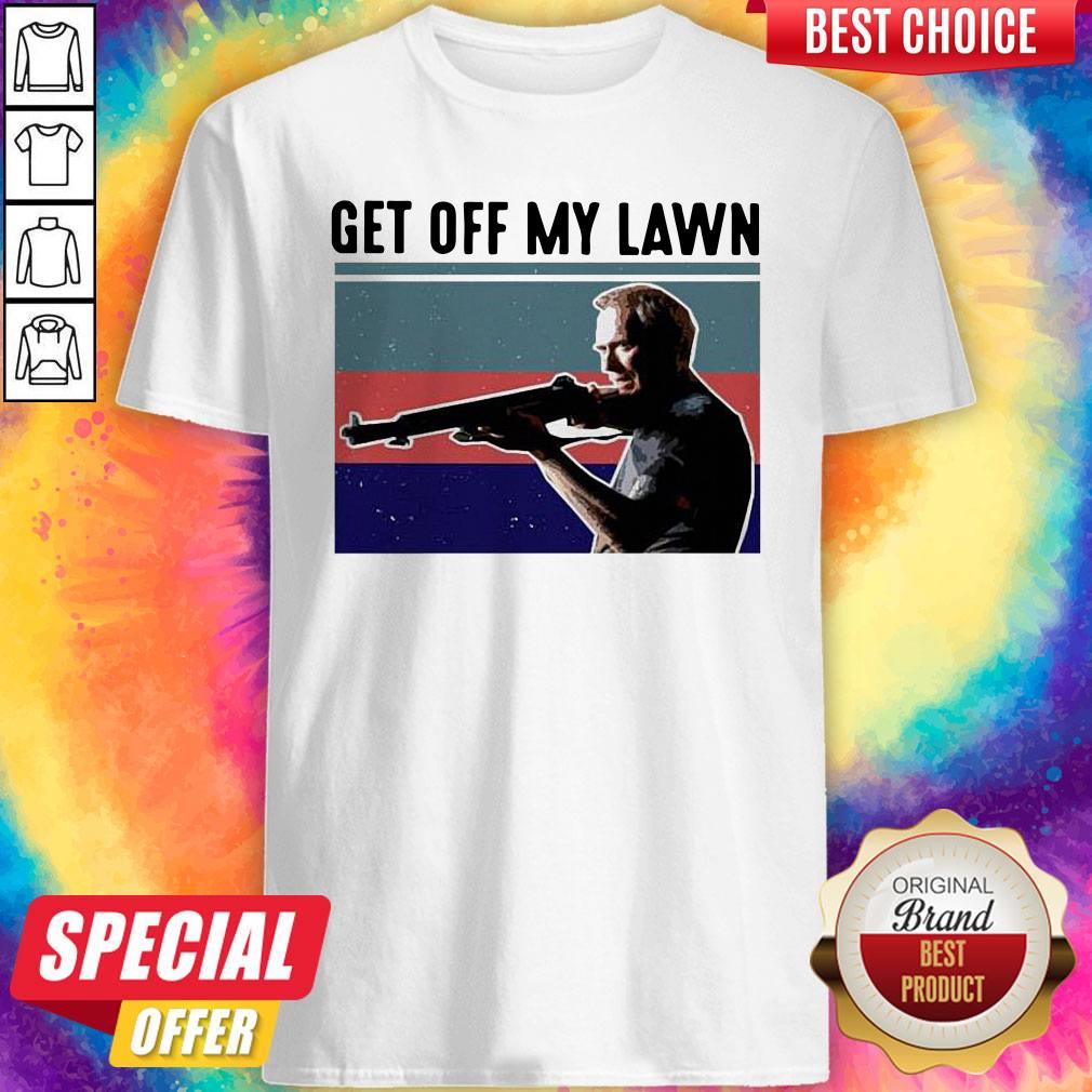 Top Get Off My Lawn Vintage Shirt
