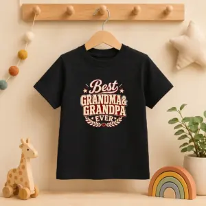Alternative view of Top Grandparents Day Best Ever Vintage Vector Shirt