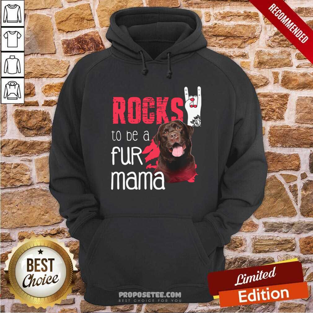 Top Guard Dog Rocks To Be A Fur Mama Shirt - Image 2