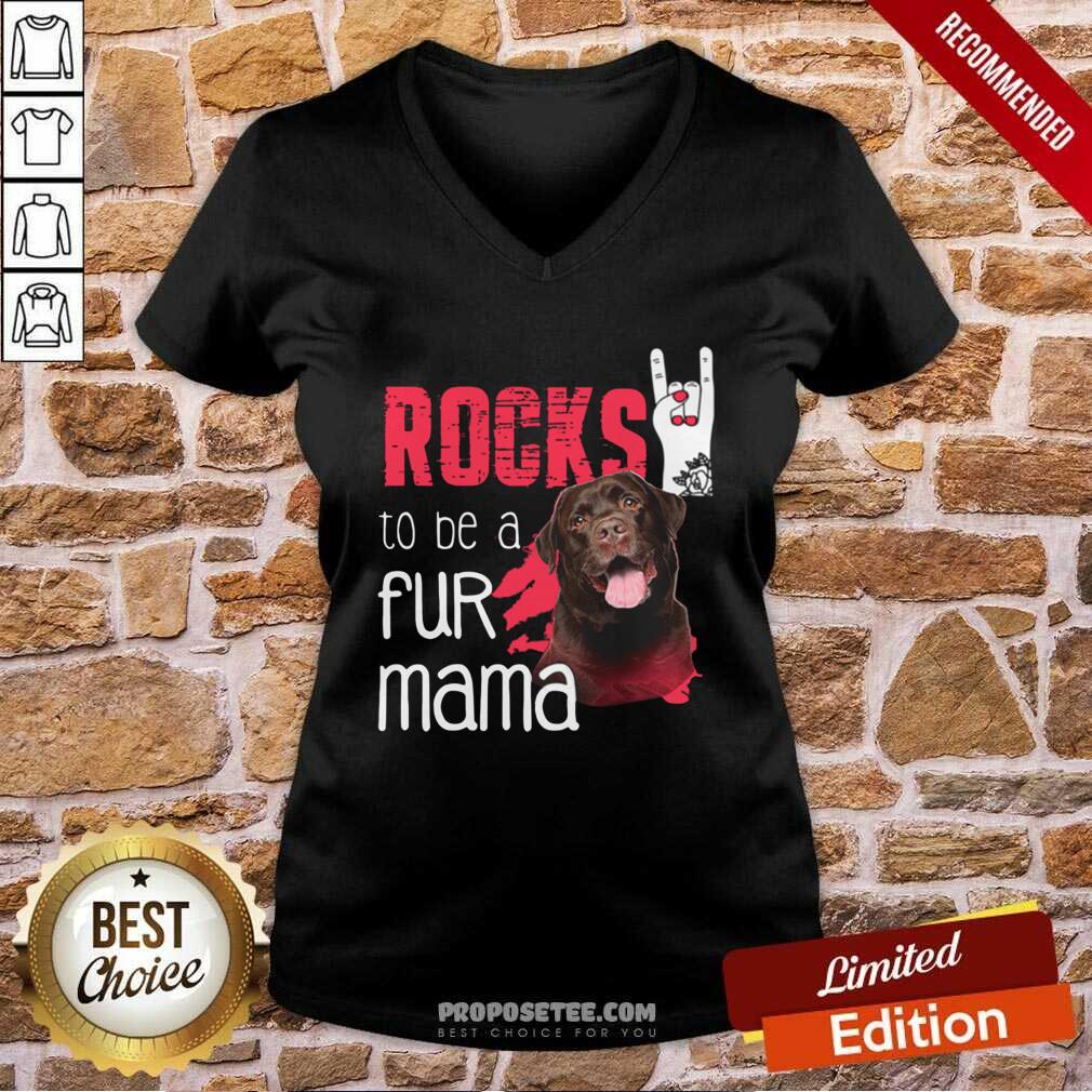 Top Guard Dog Rocks To Be A Fur Mama Shirt - Image 3