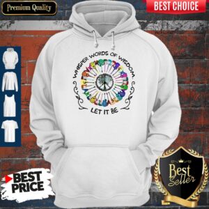 Alternative view of Top Guitars Whisper Words Of Wisdom Let It Be Shirt