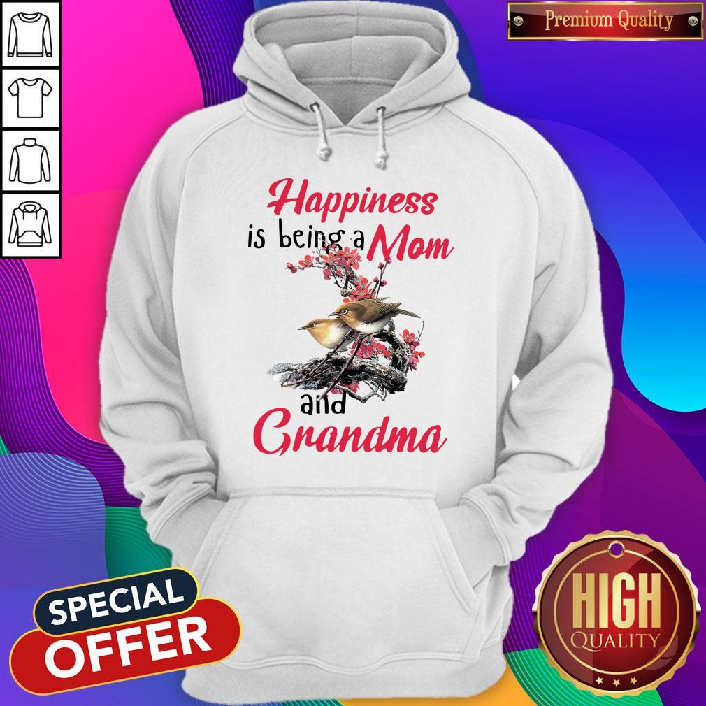 Top Happiness Is Being A Mom And Grandma Shirt - Image 5