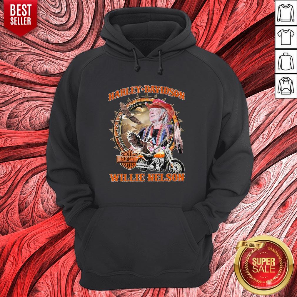 Top Harley Davidson Willie Nelson Shirt - Image 4