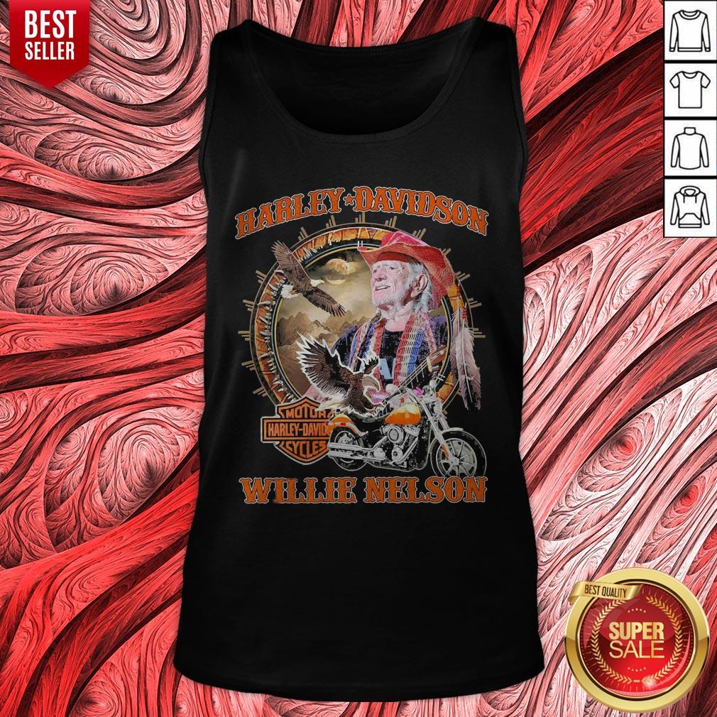 Top Harley Davidson Willie Nelson Shirt - Image 2