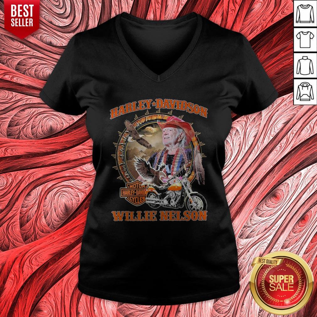 Top Harley Davidson Willie Nelson Shirt - Image 5