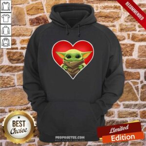 Top Heart Baby Yoda Shirt