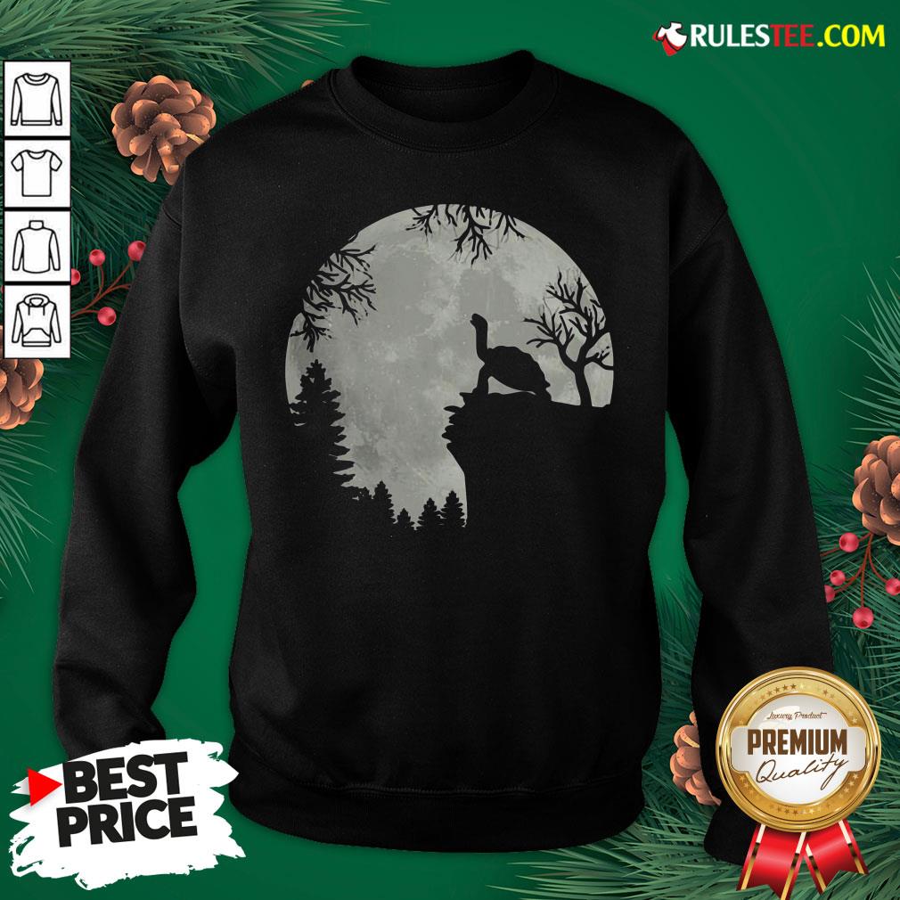 Top Howling Turtle The Moon Shirt - Image 2